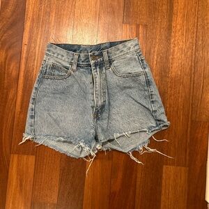 Denim High-Waisted Women Shorts- Brandy
